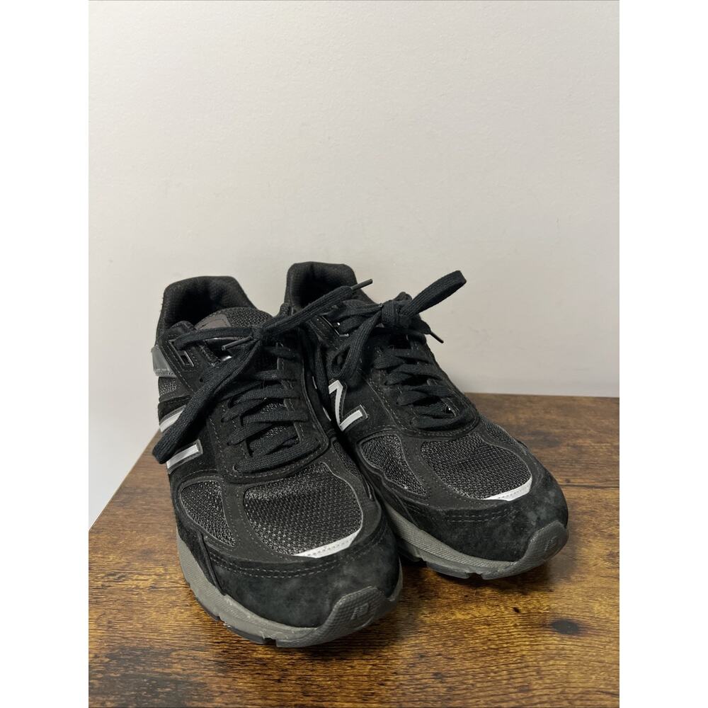 New Balance 990v5 Black/Silver Women’s Sz 9.5B ~ MADE IN USA, W990BK5 - Picture 4 of 13
